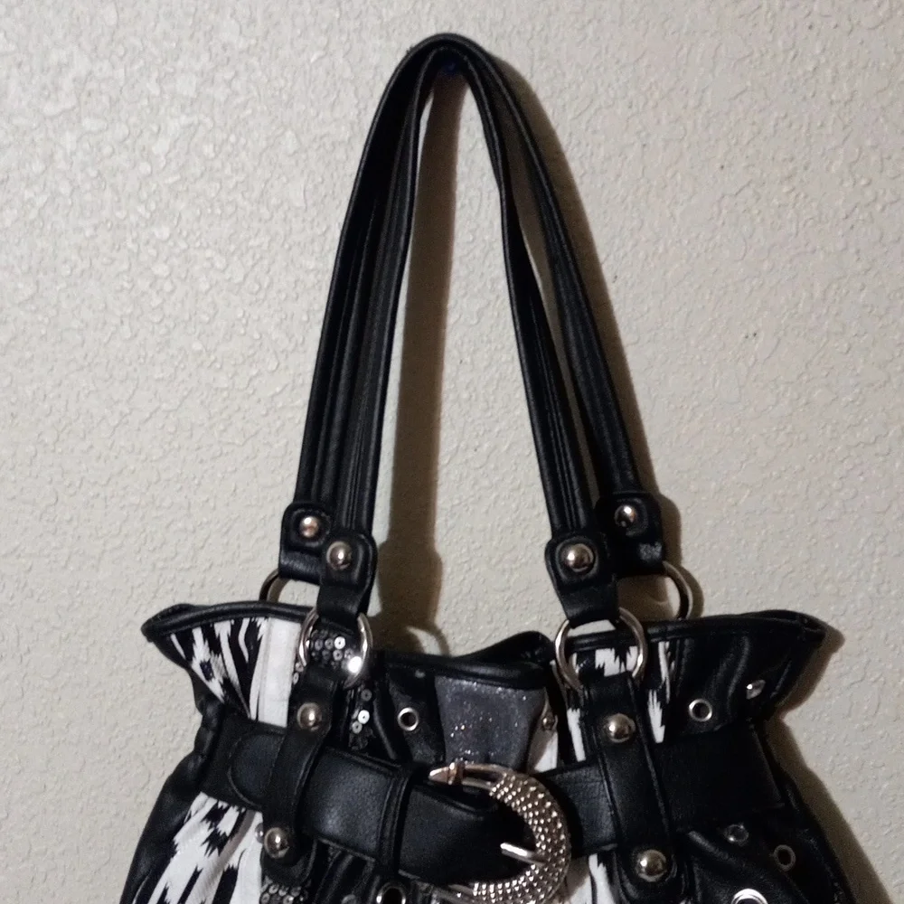 Boutique Shoulder Black Bag Purses - Picture 5 of 6
